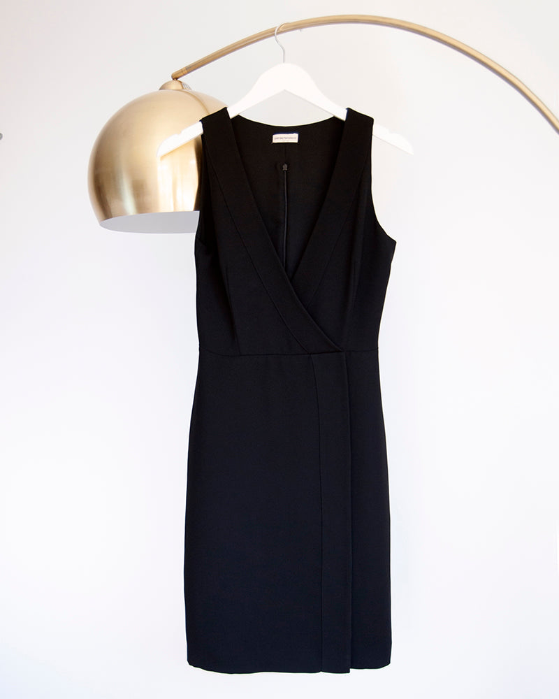 Emporio armani black clearance dress