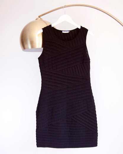 Calvin Klein black jersey dress