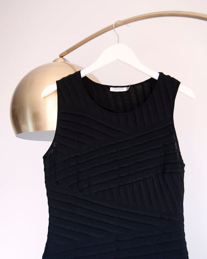 Calvin Klein black jersey dress