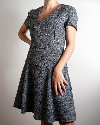 some things never fade preloved designer vintage michael kors chanel style tweed dress lady style