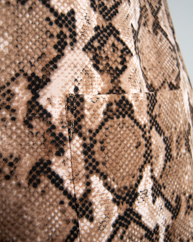 Michael kors snake print on sale dress